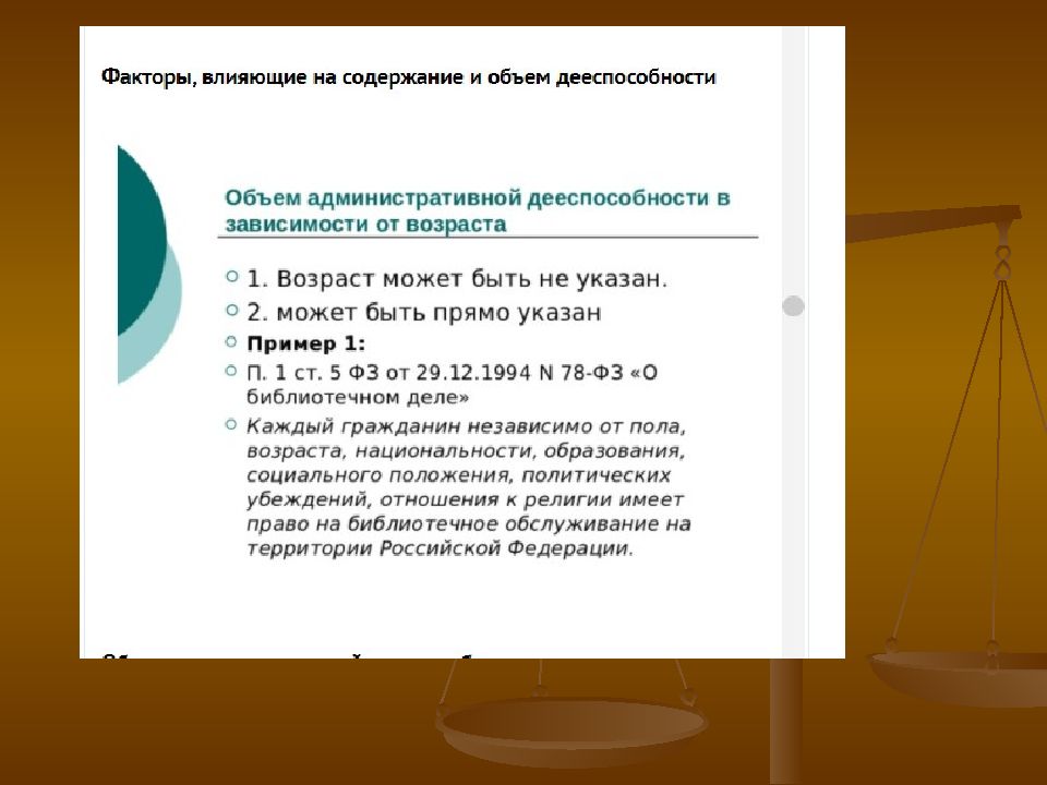 Административно правовой статус гражданина презентация