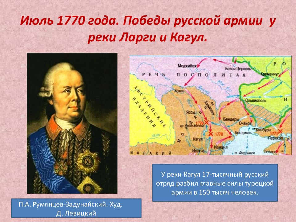 Река ларги 1770 карта