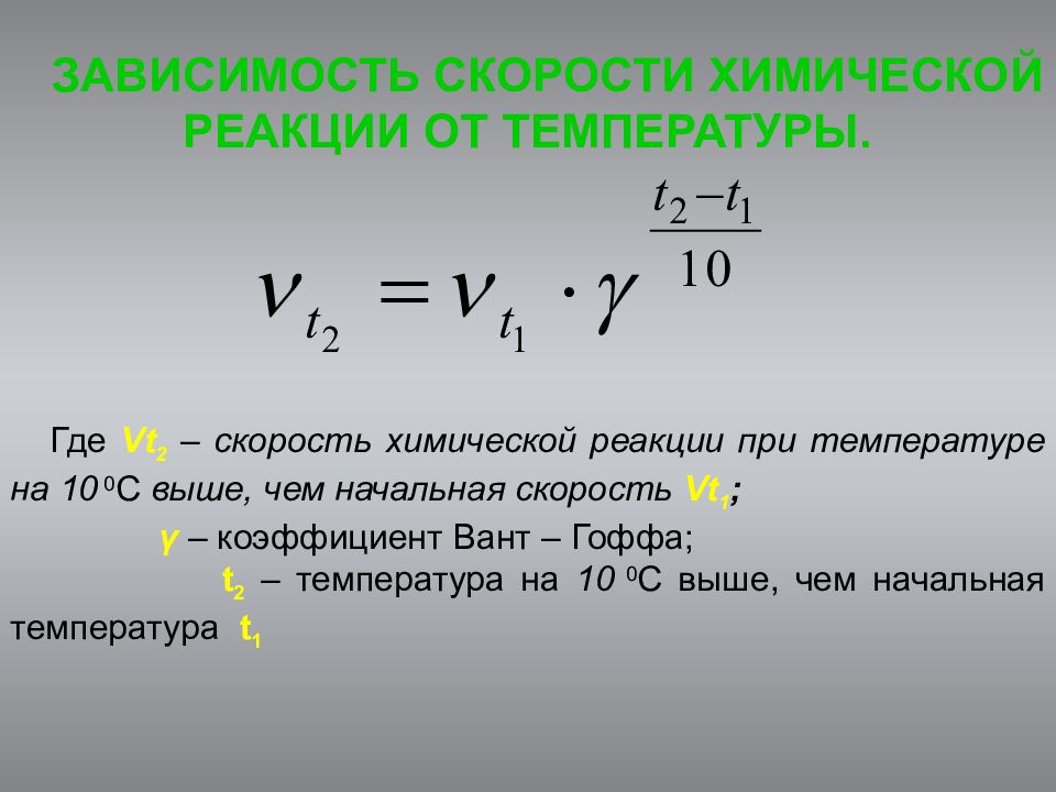 Запишите схему химической реакции скорость которой можно рассчитать по формуле v k ca cb