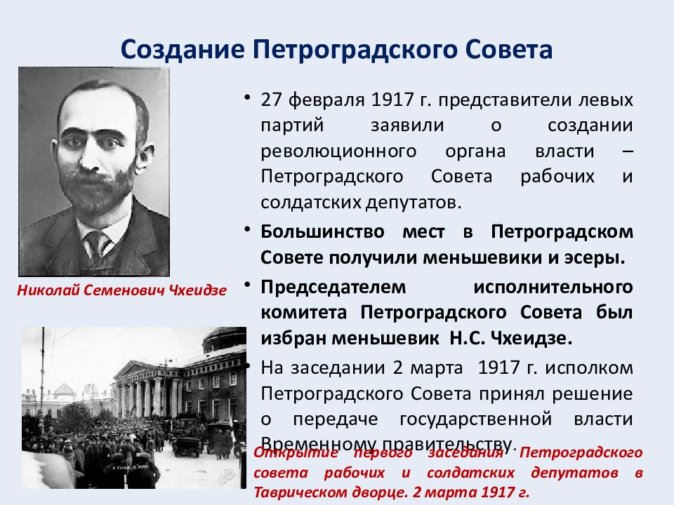 В феврале 1917 петроградский. Февральская революция 1917 состав временного правительства. Создание Петроградского совета. Петроградский совет 1917. Создание совета рабочих и солдатских депутатов.