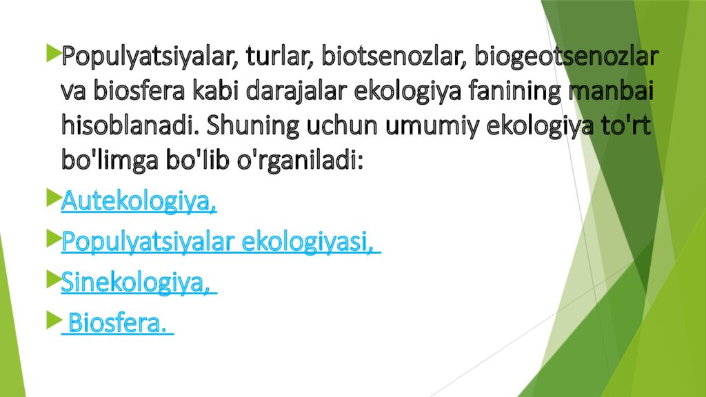 Tabiat bilan tanishtirish orqali maktabgacha yoshdagi bolalarda ekologik