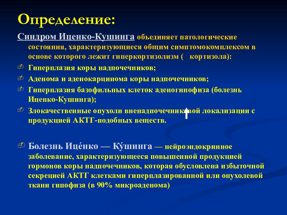 Презентация заболевание надпочечников