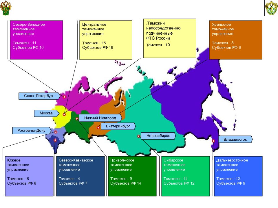 Карта россии фтс россии