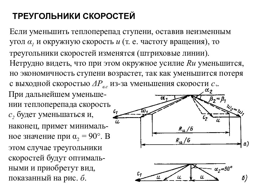 Треугольник скоростей. Треугольник скоростей осевой турбины. Треугольники скоростей активной ступени турбины. Построение треугольника скоростей. Входной треугольник скоростей.