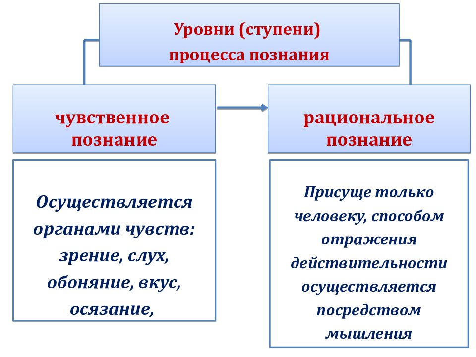 Осуществляется познающим субъектом