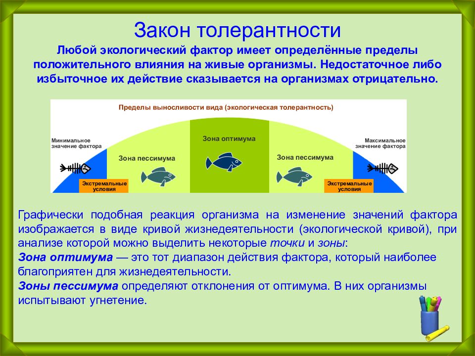 Какой фактор является ведущим. Закон толерантности в экологии. Экологическая толерантность организма это. Принцип толерантности в экологии. Законы толерантности организмов.