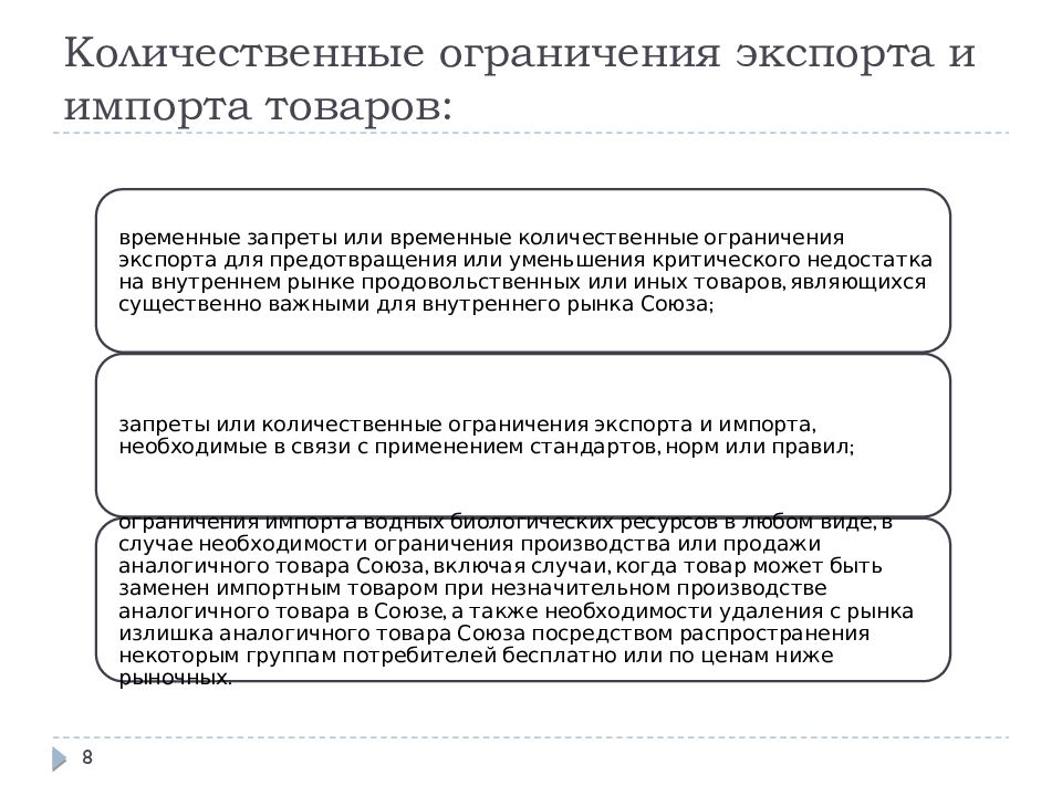 Системы запретов. Количественные ограничения. Система запретов и ограничений. Запреты и ограничения при ввозе товаров. Запреты и количественные ограничения экспорта и импорта товаров.