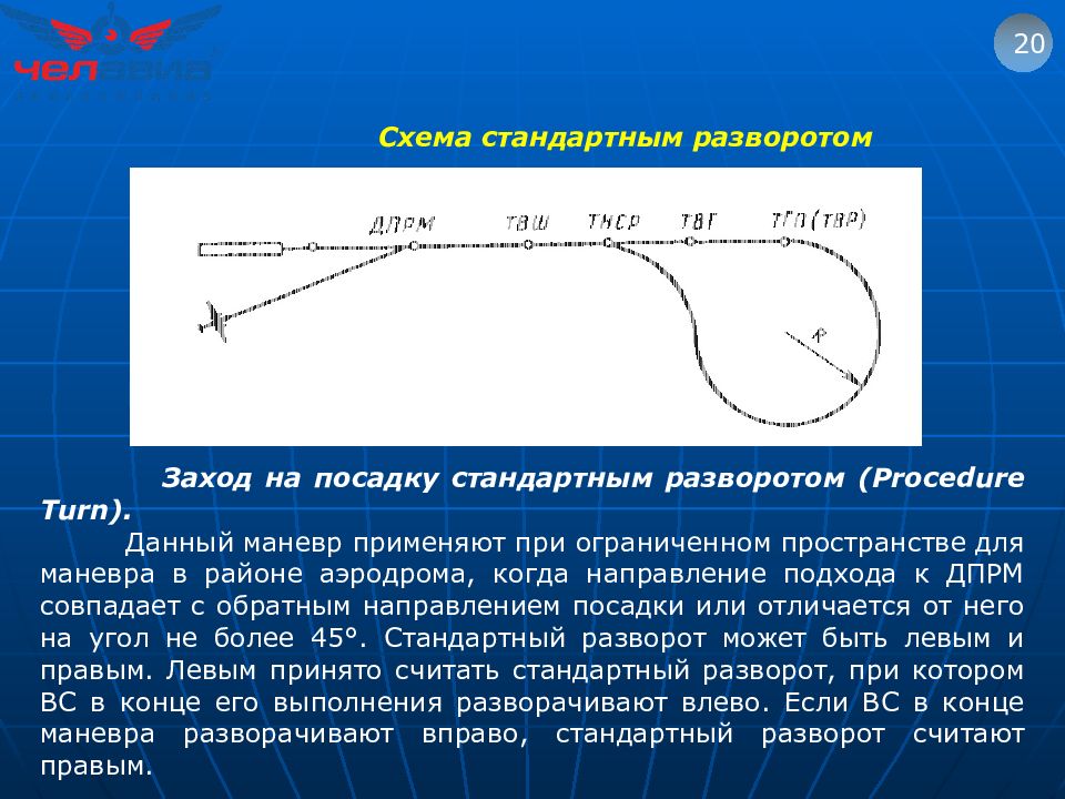 Схема ипподром в авиации