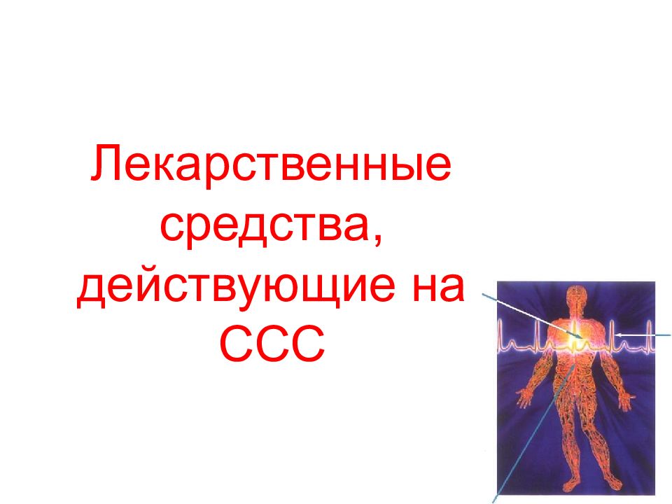 Лекарственные средства, действующие на ССС