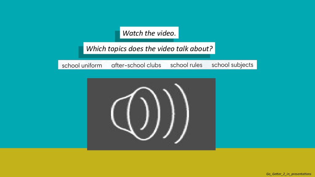 Go Getter 2 in presentations Go Getter 2 in presentations