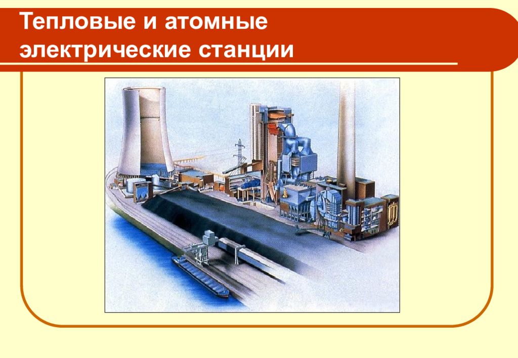 Тепловые и атомные электрические станции