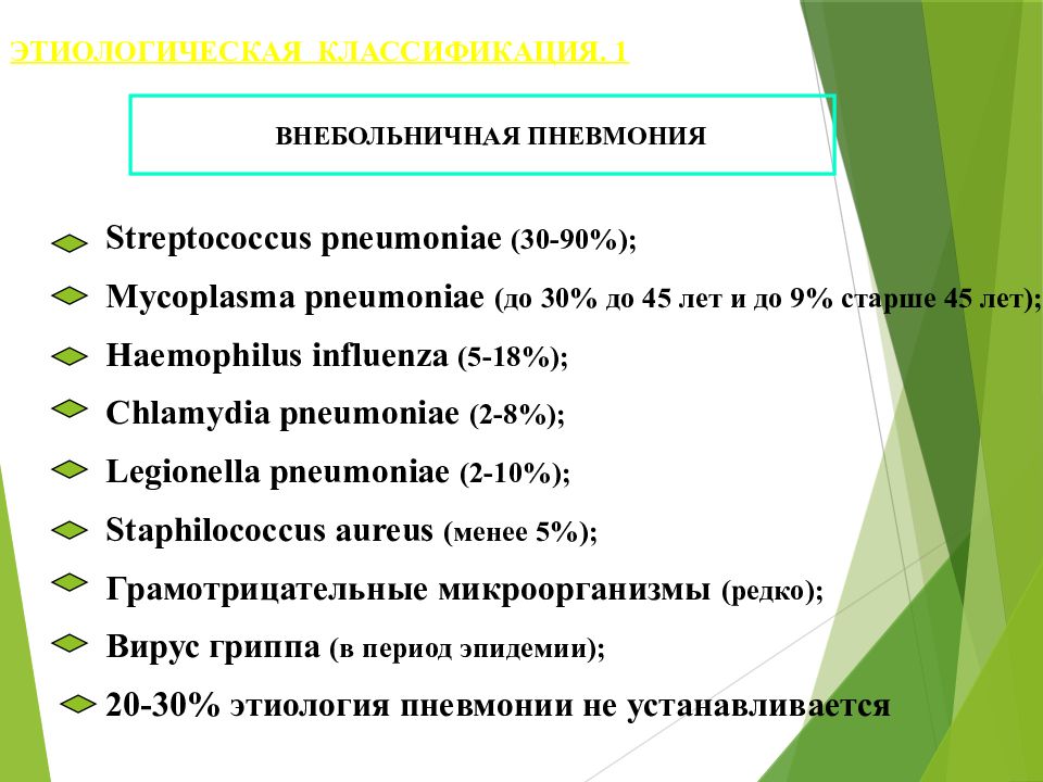 Презентация атипичная пневмония