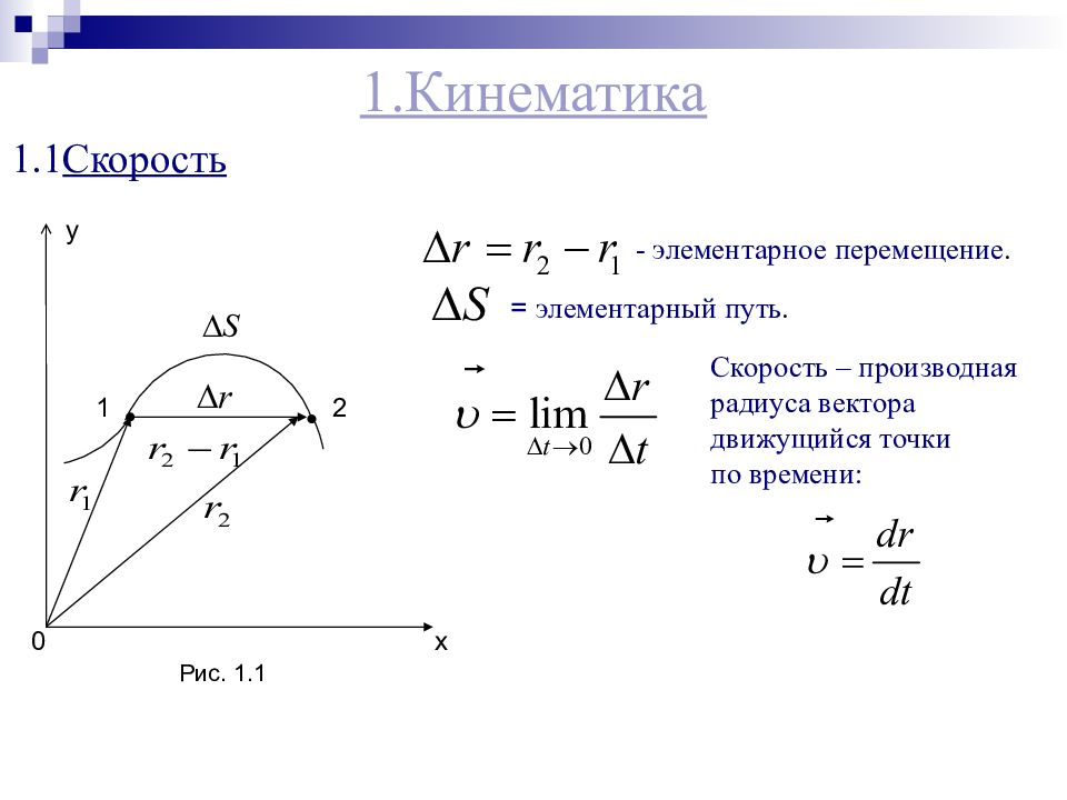 Путь и модуль перемещения. Механика кинематика физика. Формула пути в кинематике. Скорость физика кинематика. Формула перемещения кинематика.