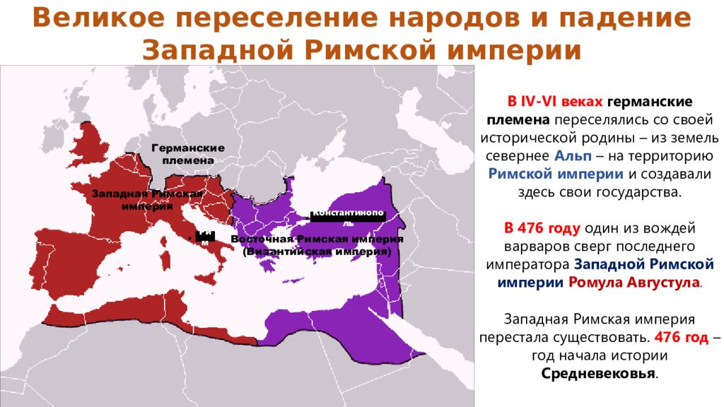 Страны королевства. Причины Великого переселения народов франков ЛУТВИГ.