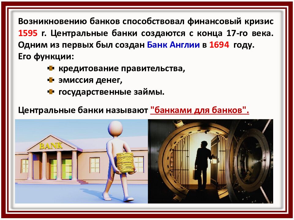 Банки и их роль в обществе