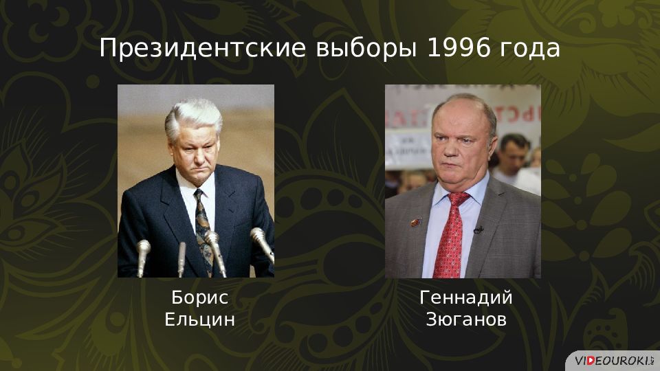 Политическое развитие рф в 1990 е гг презентация