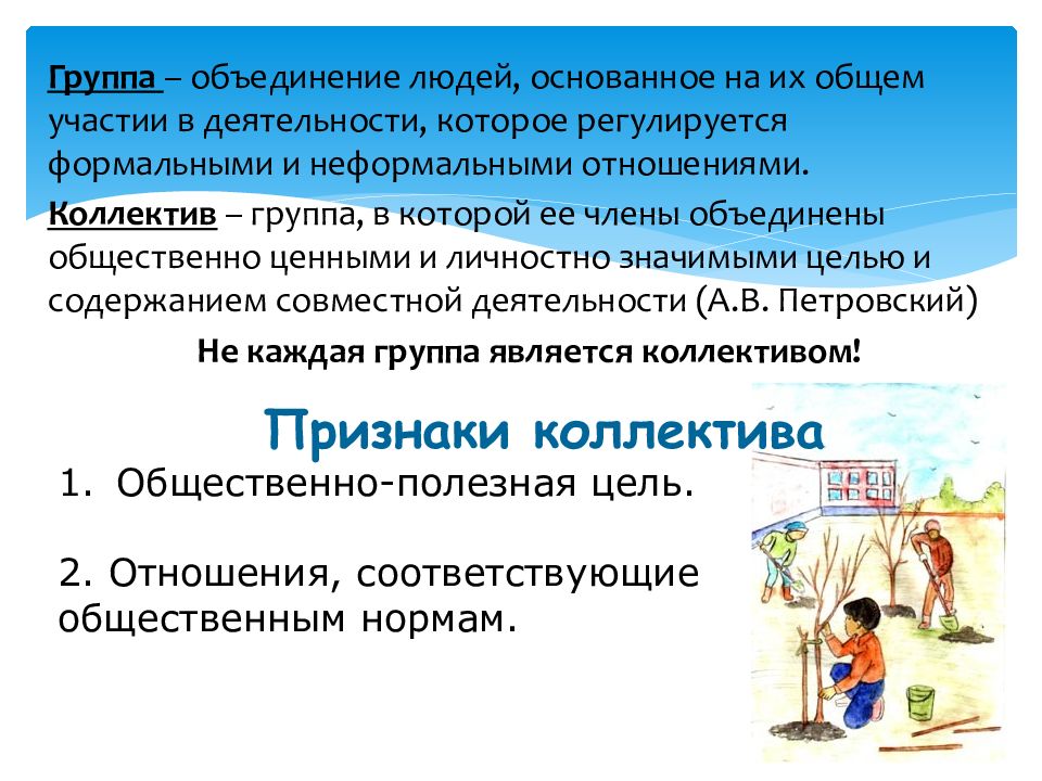 Общий участие. Уровни и условия развития ученического коллектива. Зона ближайшего развития ученического коллектива. Закончите утверждение: 