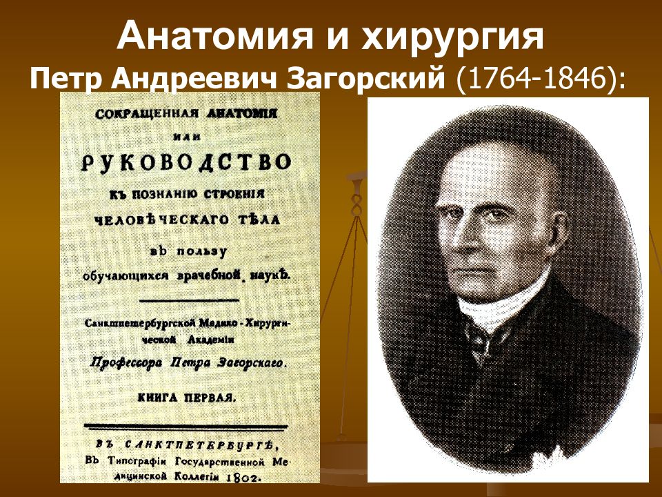 Анатом тула. П А Загорский вклад в анатомию. Сокращенная анатомия Загорский.