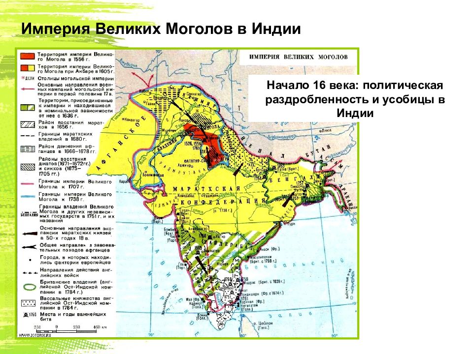 Индия в начале 18 века презентация