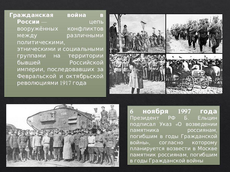 Гражданская война в россии 1917 1922 картинки для презентации