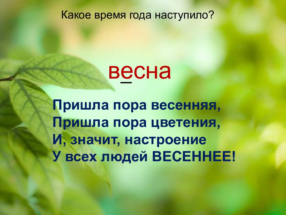 Приходить пора. Пришла пора Весенняя. Пришла Весна пришла пора. Пришла пора Весенняя пришла пора цветения а значит. Какое время года наступило.