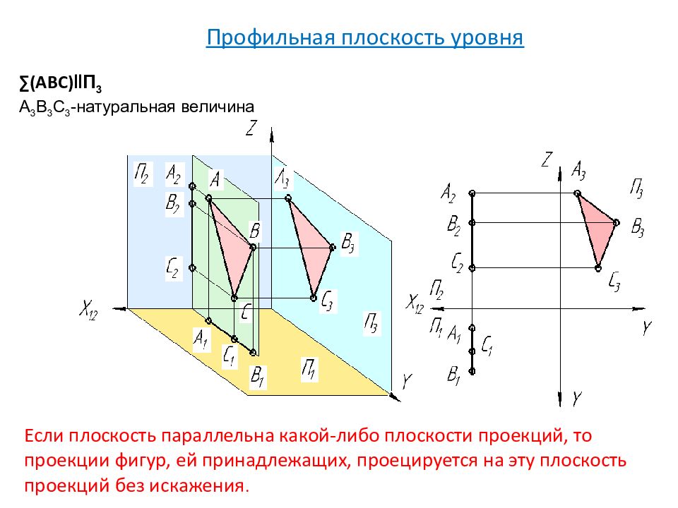 Профильная плоскость