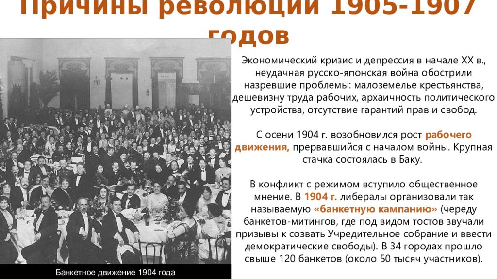Событие связанное с революцией 1905 1907