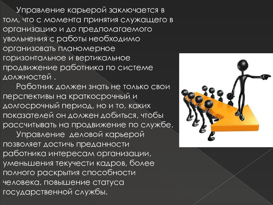 Управление карьерой. Управление деловой карьеры. Система управления деловой карьерой персонала. Технология управления деловой карьерой это.