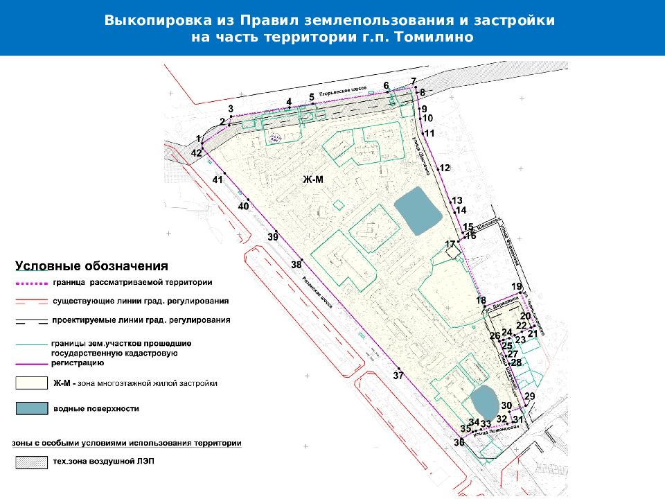 Выкопировка из пзз образец