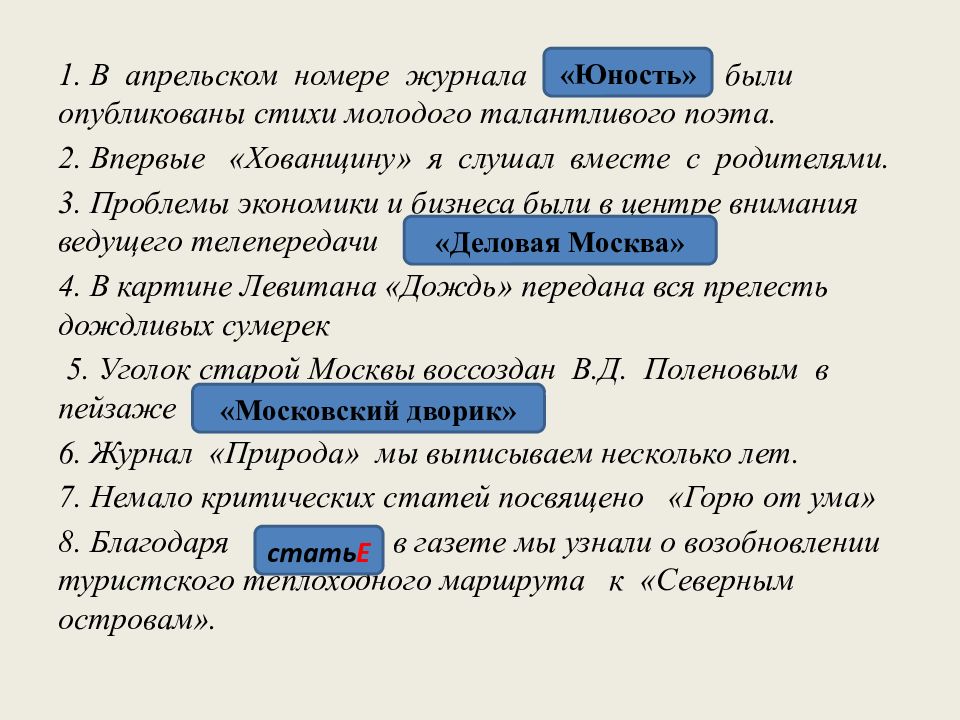 Опубликовать стихотворение в журнале. Задание 8 презентация ЕГЭ русский. 8 Задание ЕГЭ русский язык. 8 Задание ЕГЭ русский. В апрельских номерах журнала Юность ошибка.