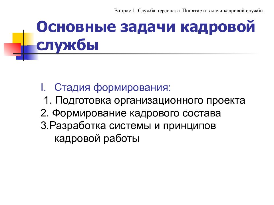 Кто несет ответственность за организацию работы по формированию кадрового состава проекта тест