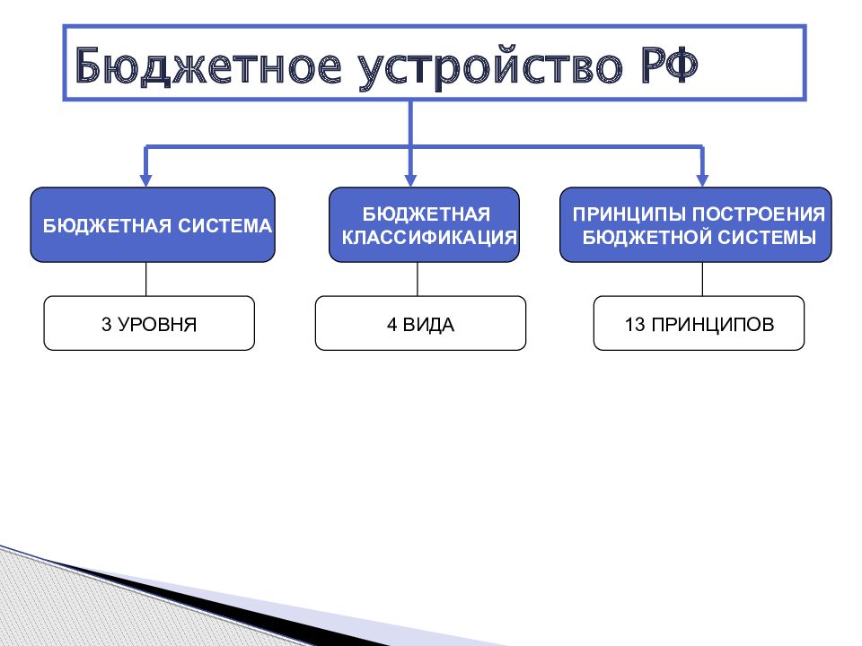 Схема бюджетная система