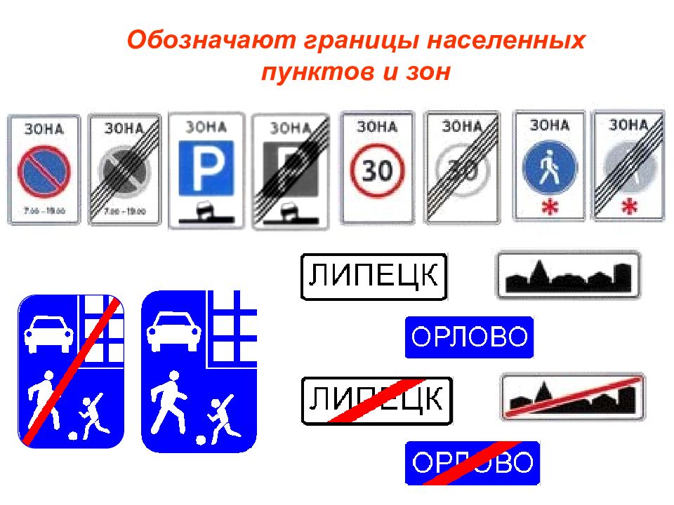 Знаки особых предписаний презентация