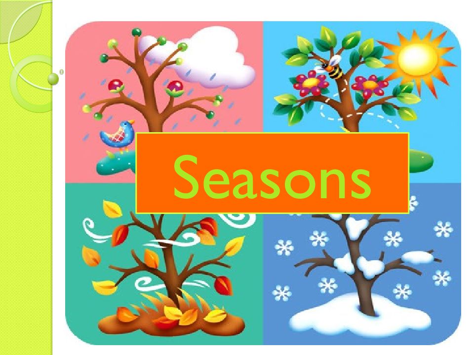 Презентация на тему seasons and weather