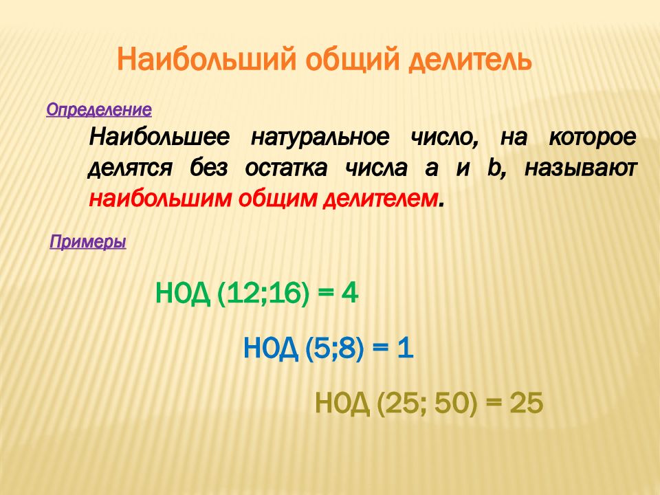 Общий делитель числа 12. Наибольший общий делитель. Наибольший общий делитель определение. Определение делителя числа. Наибольший общий делитель примеры.