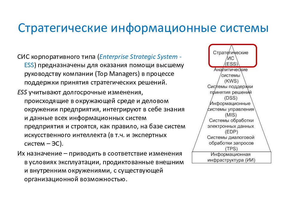 Информационные системы поддержки принятия решений презентация