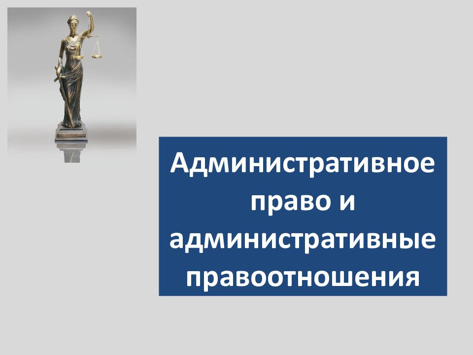 Презентации административное право