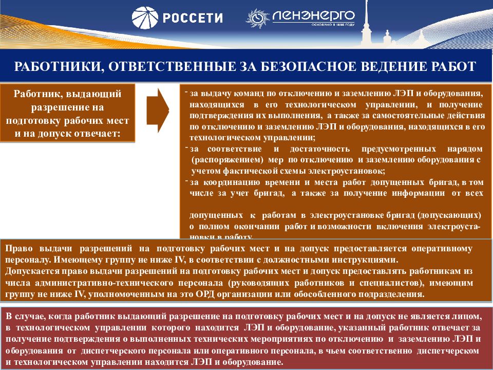 Тема: «Организация и безопасное выполнение работ в электроустановках