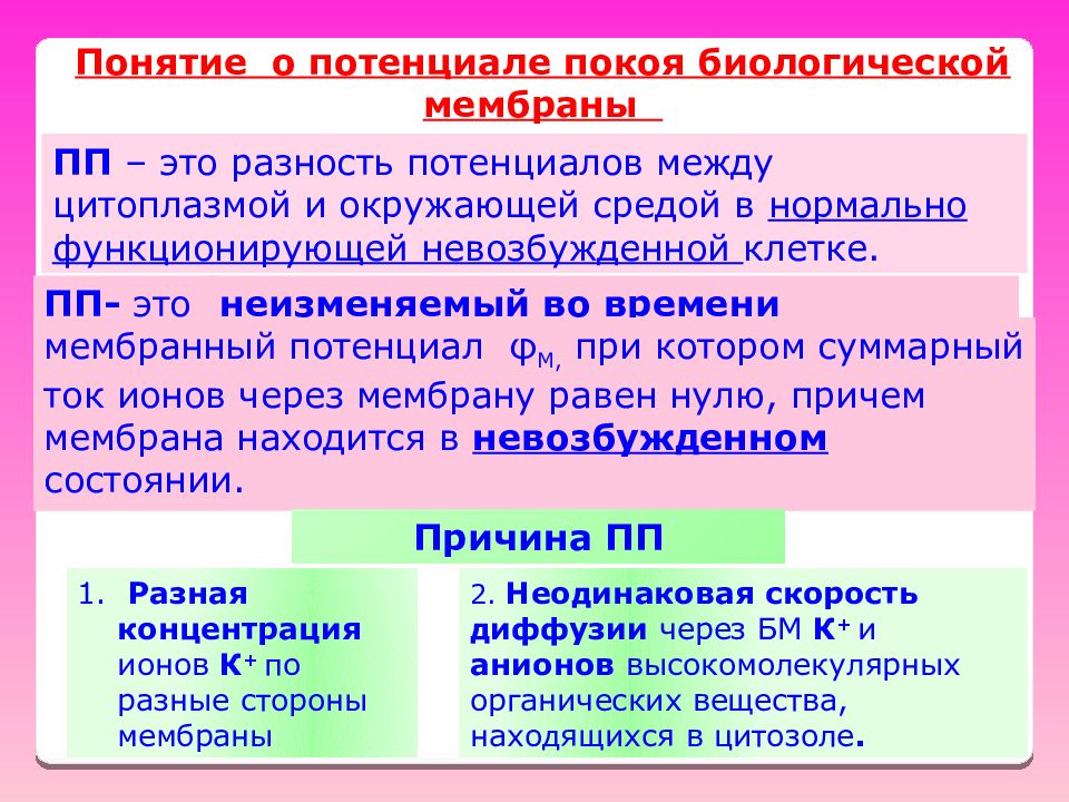 Потенциал покоя. Мембранный потенциал, механизмы его происхождения. Потенциал покоя мембраны. Мембранный потенциал покоя его происхождение. Мембранный потенциал механизм его формирования.