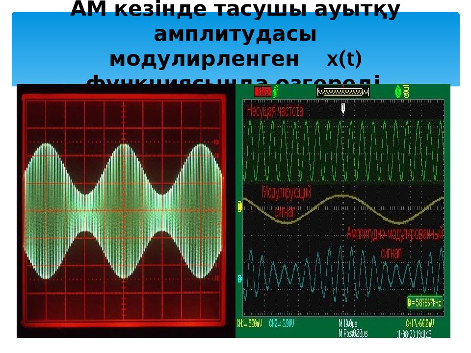 Модуляция және демодуляция — презентация
