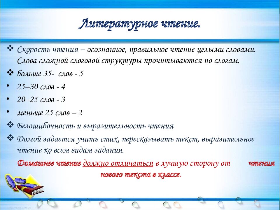 Литературное чтение.