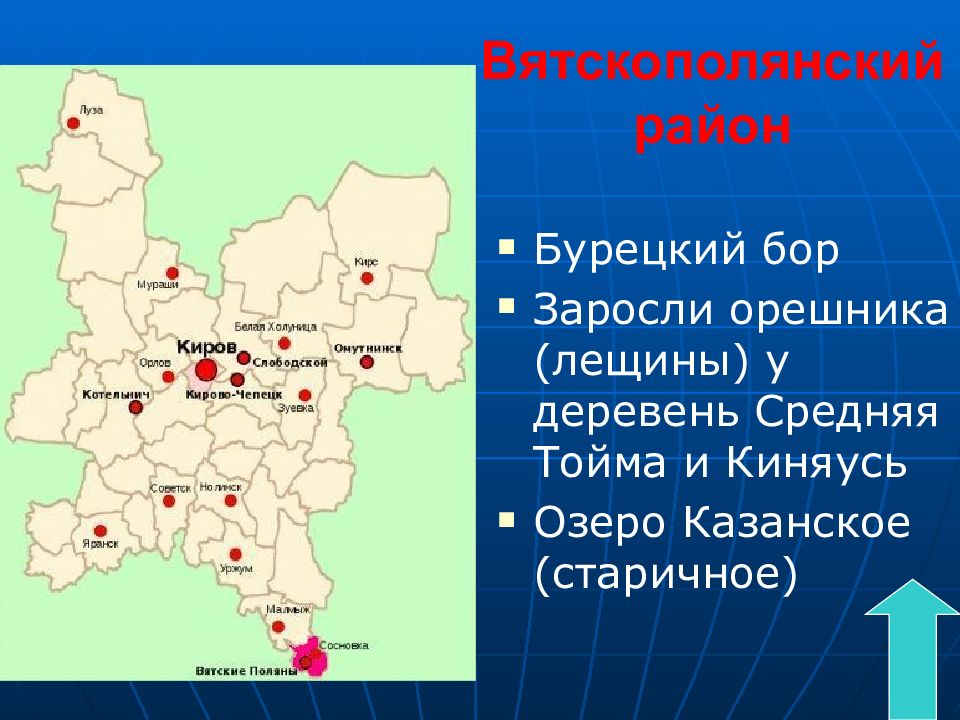 Карта сосновка кировская область