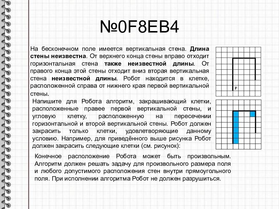 На бесконечном поле имеется стена. На бесконечном поле расположена вертикальная стена. Исполнитель чертежник робот. На бесконечном поле имеется горизонтальная стена.