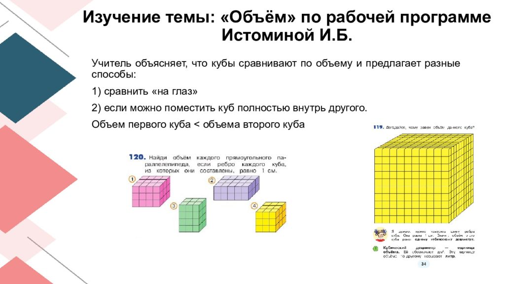 Объем презентации