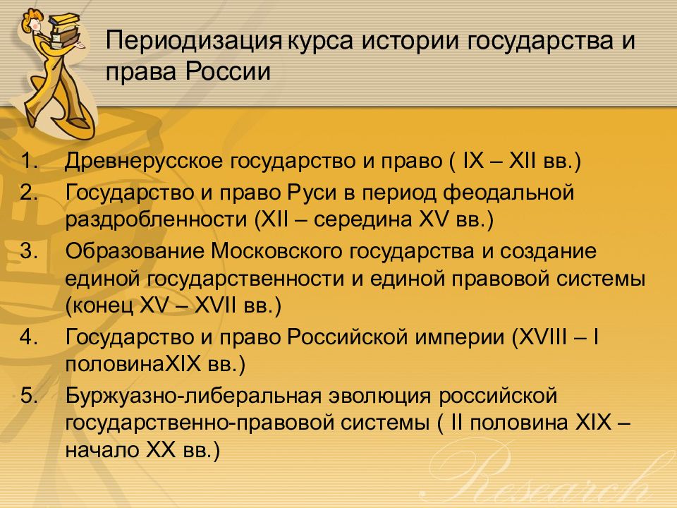 История государства и права презентация