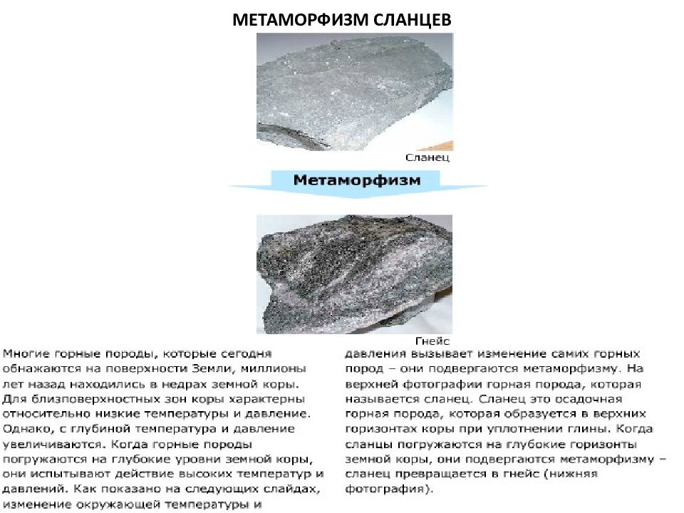 Картинки метаморфические породы