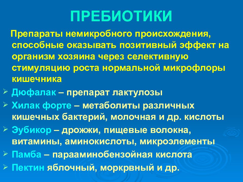 Пребиотики список лучших препаратов препараты для кишечника