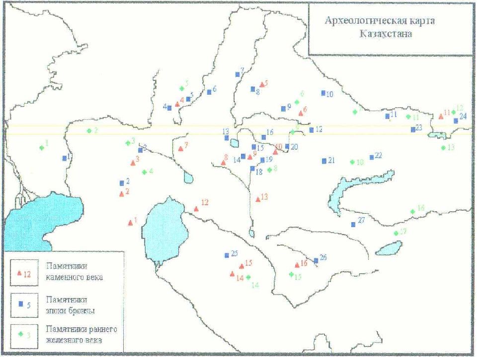 Карта бронзового века