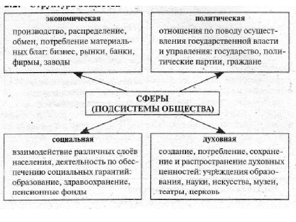 Обществознание схемы 8 класс