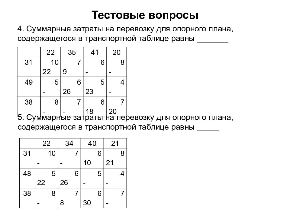 Таблица равен. Опорный план транспортной задачи. Транспортная задача презентация. Опорный план формула транспортной задачи. Улучшение опорного плана транспортной задачи.